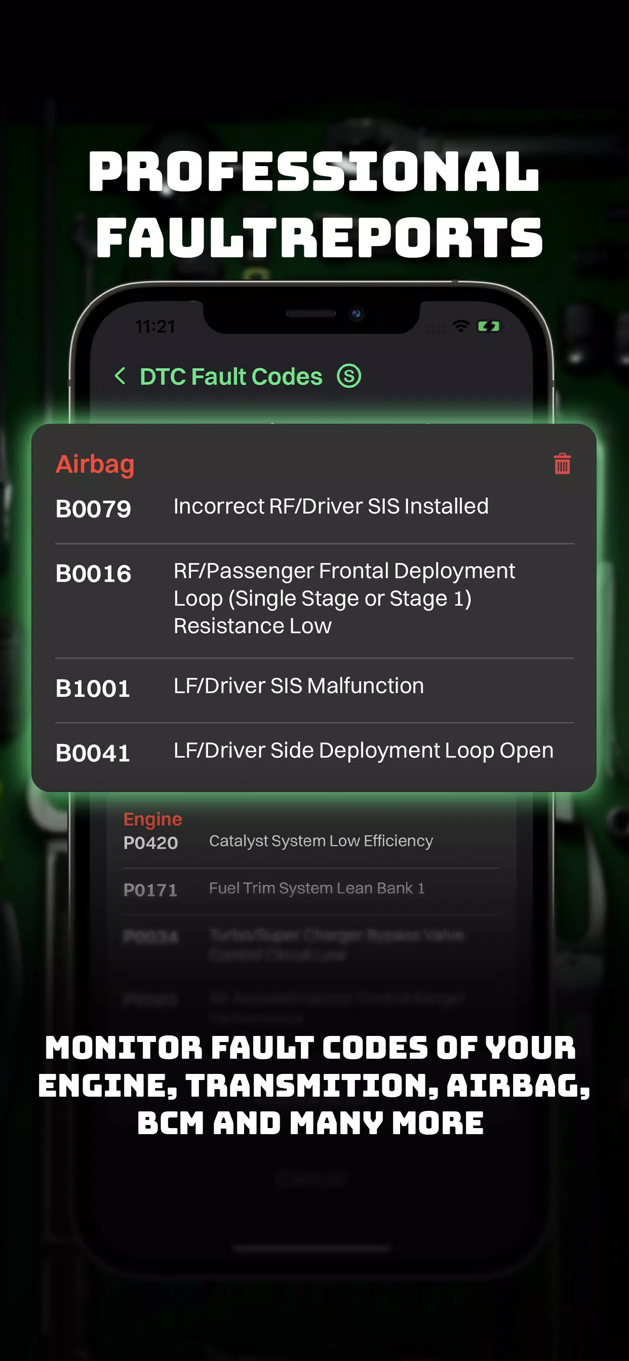 ULTRA OBD OBD2 CAR SCANNER ELMスクリーンショット2