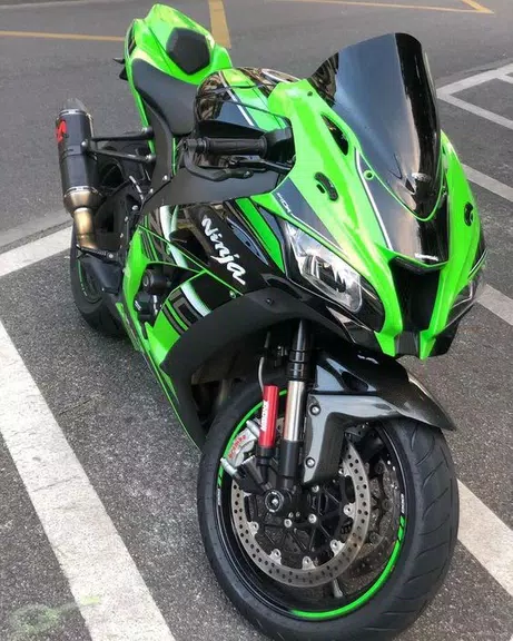 ภาพหน้าจอ Kawasaki Ninja ZX10r Wallpaper 3