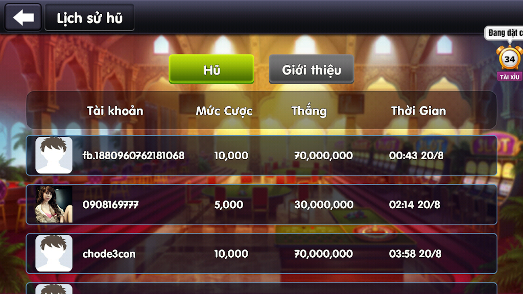 52fun change bonus - game defeat thuong Screenshot 2