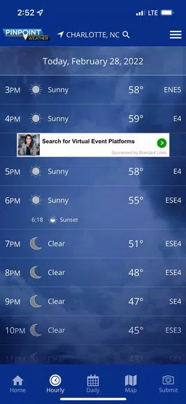 QC News Pinpoint Weather Capture d’écran2