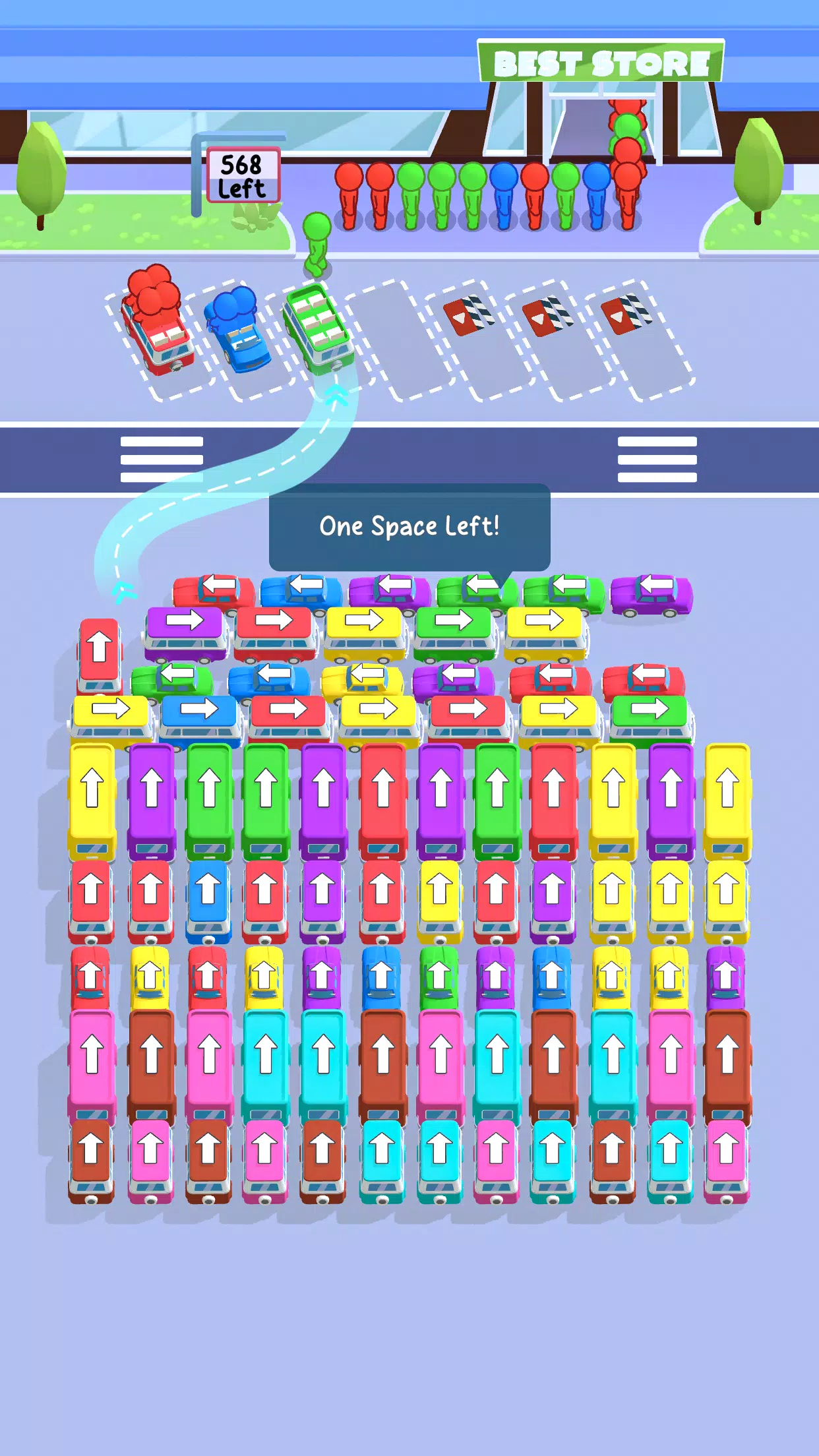 Screenshot Bus Jam: Traffic Puzzle 2