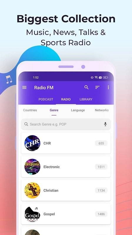 Radio FM: Live-Radio-App Screenshot 3