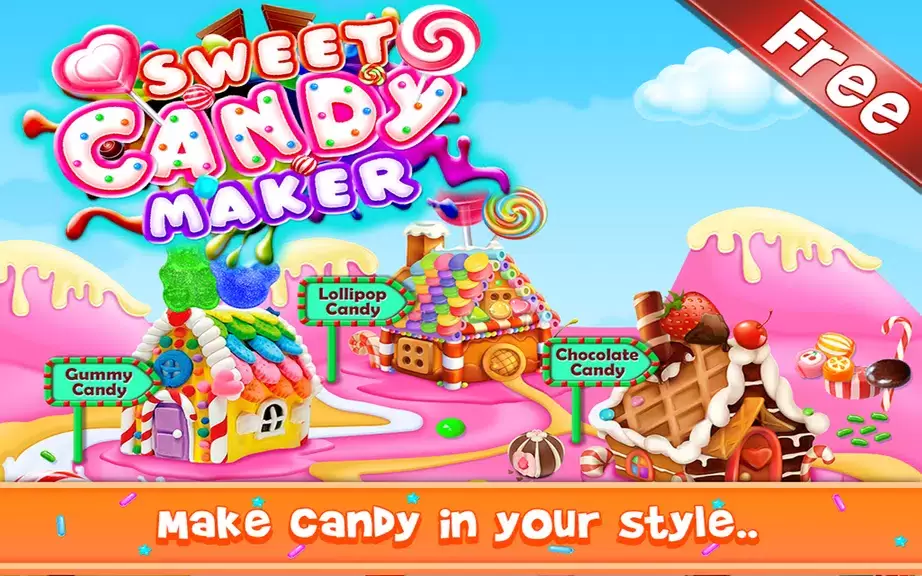 Schermata Sweet Candy Maker - Candy Game 1