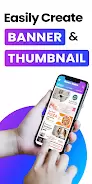 Banner Maker, Thumbnail Maker Скриншот 1