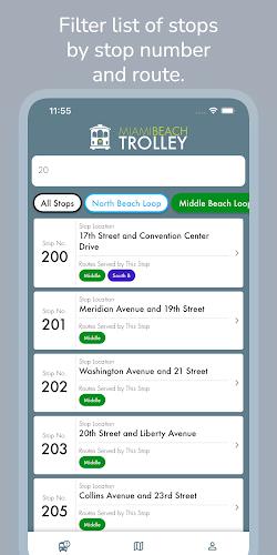 Miami Beach Trolley Tracker 스크린 샷 2