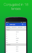 Italian Verb Conjugator ekran görüntüsü 3