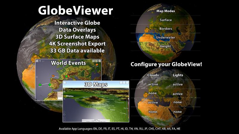 GlobeViewer स्क्रीनशॉट 1