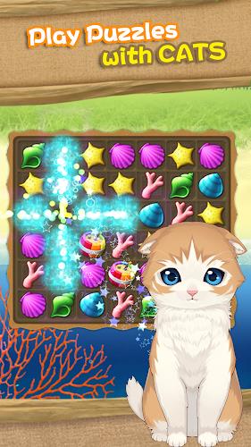 Cat Island Diary~Happy Match 3 スクリーンショット 2