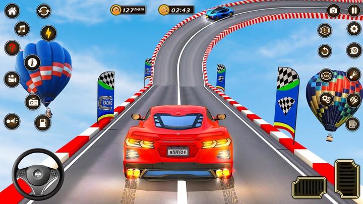 City GT Car Stunts Mega ramps экрана 4