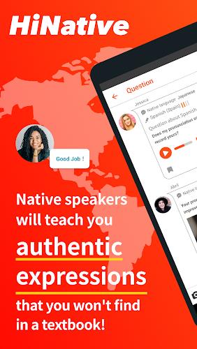 HiNative: Aprende Idiomas captura de pantalla 1