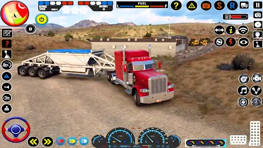 American Cargo Truck Games Sim экрана 3