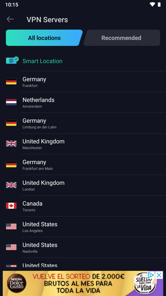 VPN Proxy Master: Sicheres VPN Screenshot 2