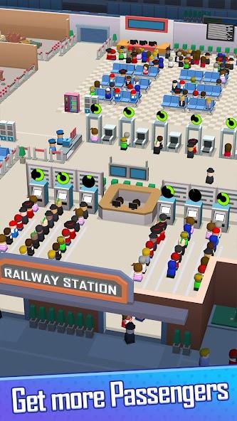 Railway Tycoon - Idle Game Mod स्क्रीनशॉट 4