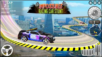 Impossible GT Racing Car Stunt экрана 3