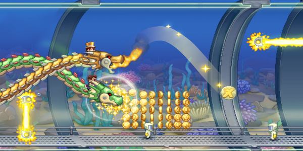 ภาพหน้าจอ Jetpack Joyride 1