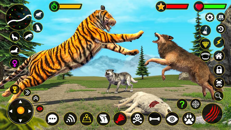 The Wolf Simulator: Wild Game ကိုဖန်သားပြင်4