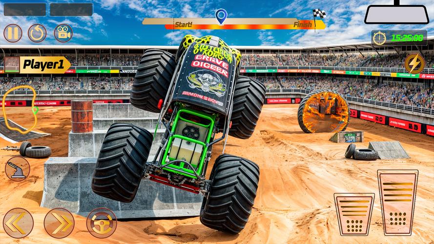 ภาพหน้าจอ Monster Truck: Derby Games 1