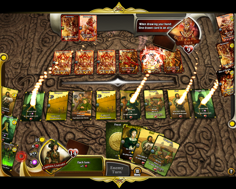 War of Omens Deck Builder Collectible Card Game屏幕截圖1