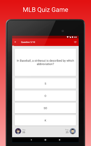 Fan Quiz for MLB экрана 4