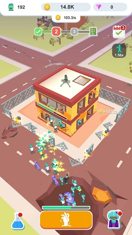 Idle Zombie Army zrzut ekranu 2