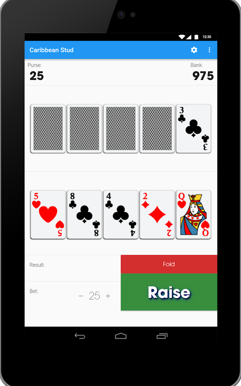 Caribbean Stud - Poker Style Card Game ekran görüntüsü 4