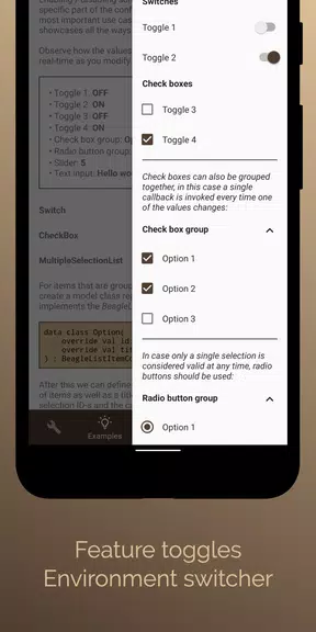 Beagle - Debug menu demo экрана 4