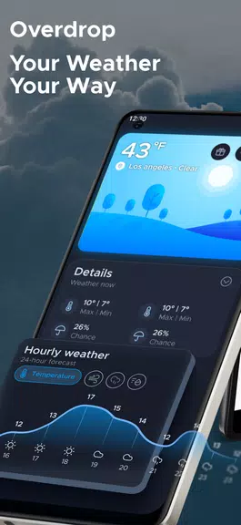 Overdrop: Weather today, radar screenshot 1