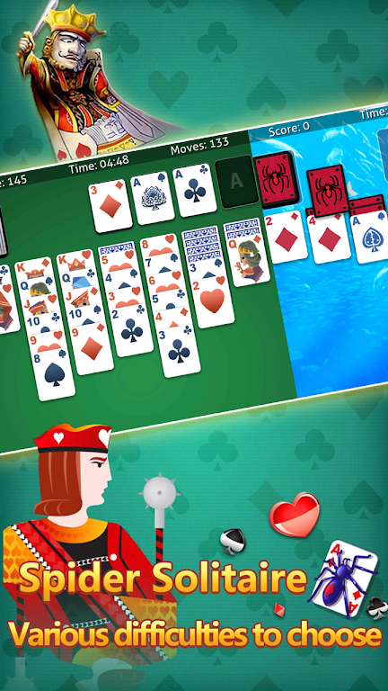 klondike solitaire :card shark Screenshot 1