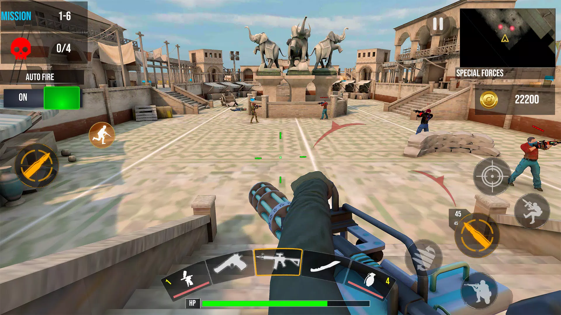 FPS Commando Strike 3D ကိုဖန်သားပြင်4