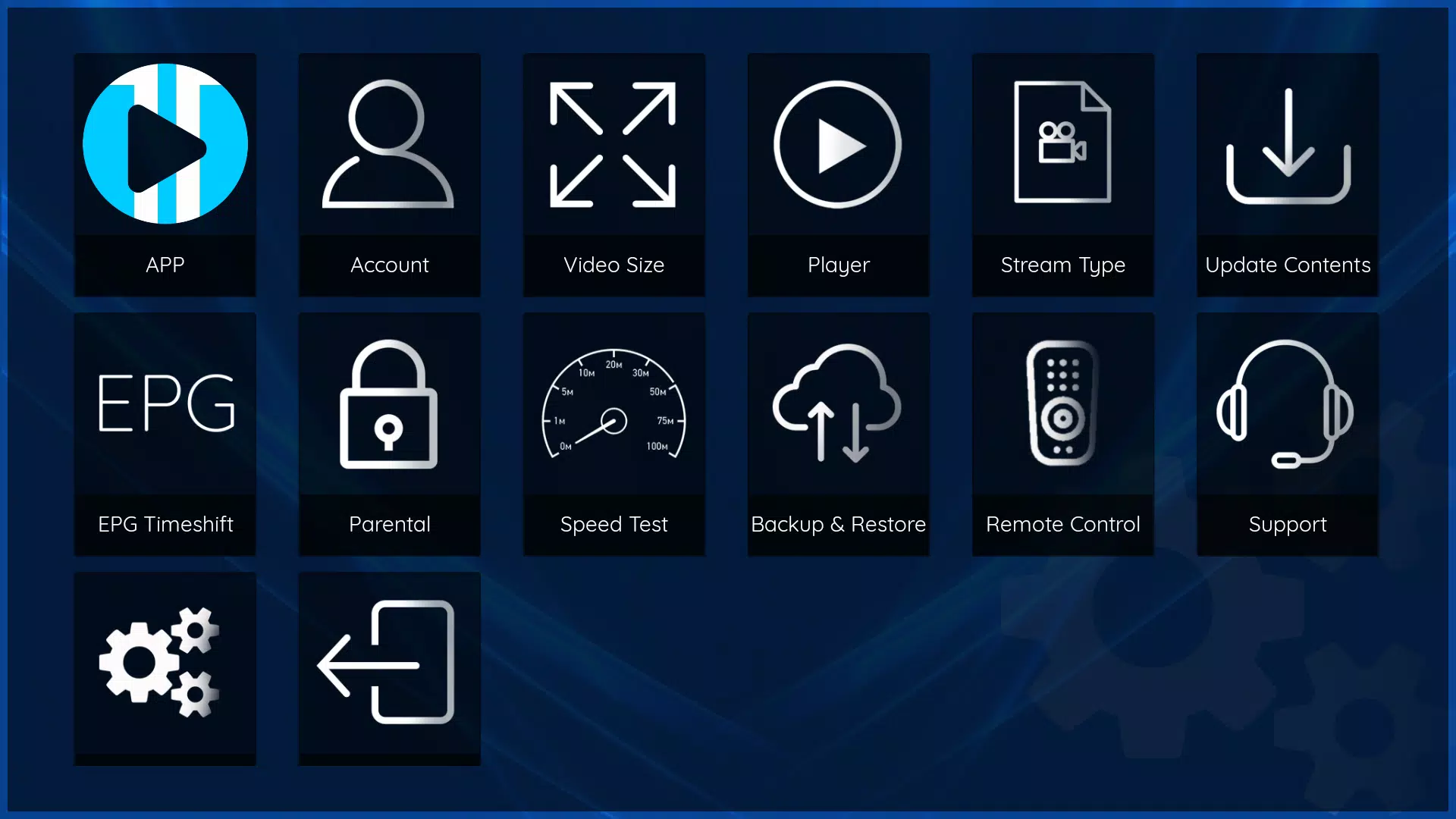 XCIPTV PLAYER экрана 2