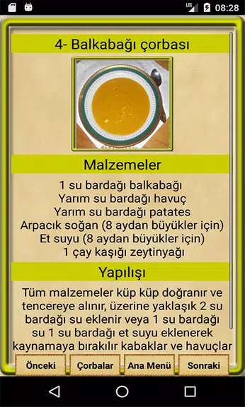 Bebekler İçin Yemek Tarifleri屏幕截圖3