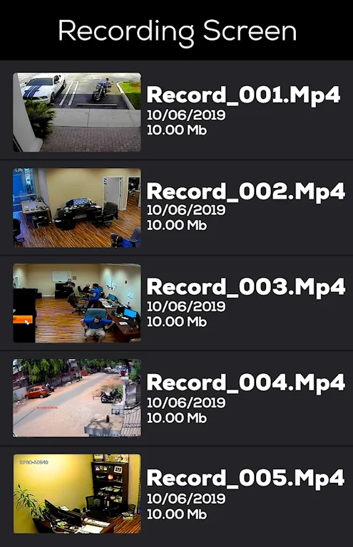 ภาพหน้าจอ CCTV Camera Recorder 4