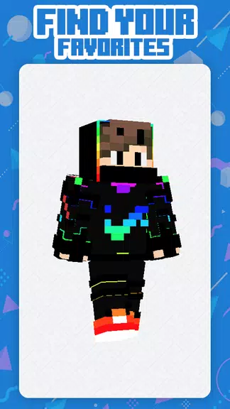 Neon Squad Skin Minecraft ekran görüntüsü 3