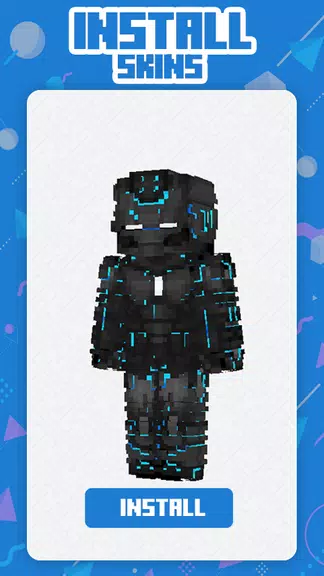 Neon Squad Skin Minecraft ekran görüntüsü 4