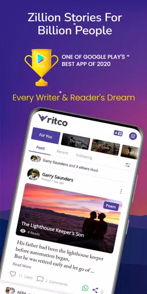 Writco – Reading & Writing App Screenshot 1