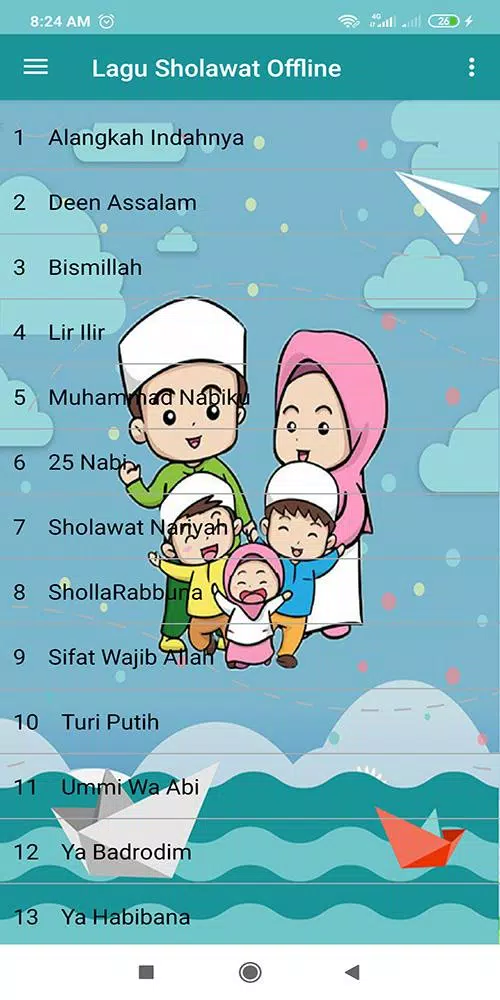 Lagu Sholawat & Anak Muslim Screenshot 2