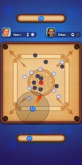 Carrom Strike - Disc Pool Game Capture d’écran2