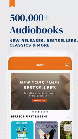 Schermata Audiobooks.com: Books & More 1