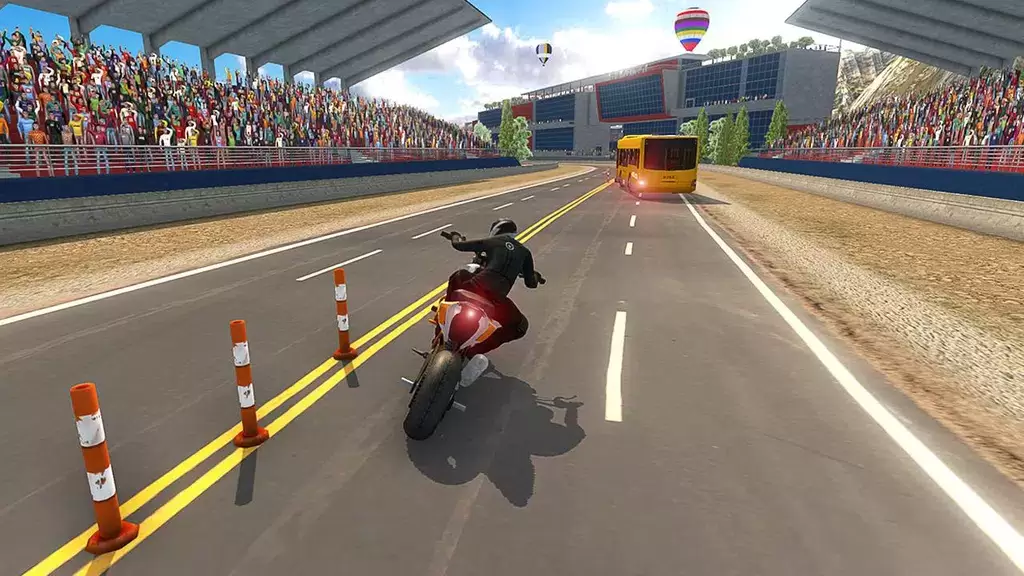 Bike VS Bus Racing Games スクリーンショット 3