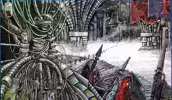 1987 Rogue Trader Emperor depiction