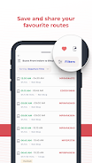 Unreserved: Bus Timetable App captura de pantalla 4