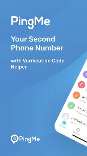 PingMe - Second Phone Number スクリーンショット 1