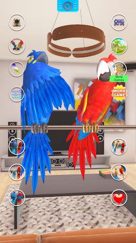 Talking Parrot Couple Screenshot 2