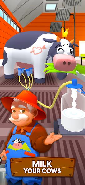 Milk Farm Tycoon Mod ekran görüntüsü 1