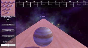 Space Bowling Screenshot 1