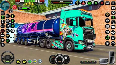 US Oil Tanker Truck Drive Sim 스크린 샷 1