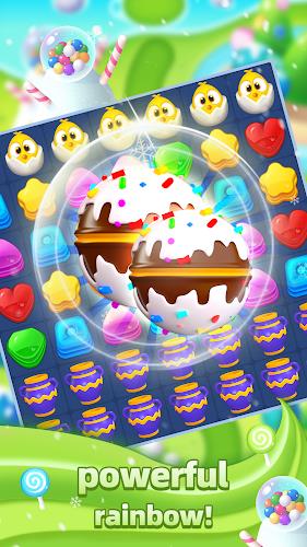 Sweet Candy Cat Puzzle Game экрана 1