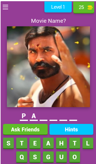 Tamil Movies Quiz экрана 1