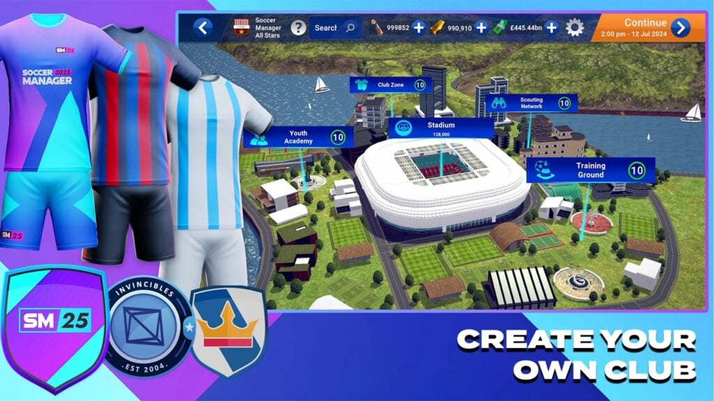 Soccer Manager 2025 Lands on Android with Over 90 Global Leagues