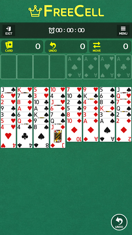 FreeCell - Classic Card Game screenshot 1